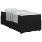 Preview: Bettgestell mit Matratze Sonstiges Schwarz 100 x 200 cm Samt