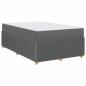 Preview: Bettgestell Sonstiges Dunkelgrau 120 x 190 cm Stoff