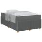 Preview: Bettgestell Sonstiges Dunkelgrau 120 x 190 cm Stoff