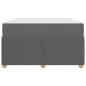 Preview: Bettgestell Sonstiges Dunkelgrau 120 x 190 cm Stoff