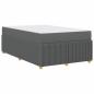 Preview: Bettgestell Sonstiges Dunkelgrau 120 x 190 cm Stoff