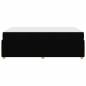 Preview: Bettgestell Sonstiges Schwarz 120 x 190 cm Stoff