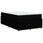 Preview: Bettgestell Sonstiges Schwarz 120 x 190 cm Stoff
