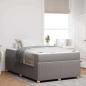 Preview: ARDEBO.de - Bettgestell Sonstiges Taupe 120 x 190 cm Stoff