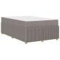 Preview: Bettgestell Sonstiges Taupe 120 x 190 cm Stoff