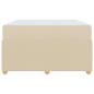 Preview: Bettgestell Sonstiges Creme 120 x 190 cm Stoff
