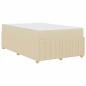 Preview: Bettgestell Sonstiges Creme 120 x 190 cm Stoff