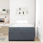 Preview: Bettgestell mit Matratze Sonstiges Dunkelgrau 120 x 190 cm Samt
