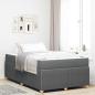Preview: ARDEBO.de - Bettrahmen Dunkelgrau 120 x 200 cm Stoff