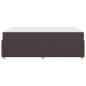 Preview: Bettgestell Sonstiges Dunkelbraun 120 x 200 cm Stoff