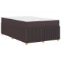 Preview: Bettgestell Sonstiges Dunkelbraun 120 x 200 cm Stoff