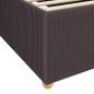 Preview: Bettgestell Sonstiges Dunkelbraun 120 x 200 cm Stoff