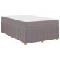 Preview: Bettgestell Sonstiges Taupe 120 x 200 cm Stoff