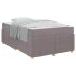 Preview: Bettgestell Sonstiges Taupe 120 x 200 cm Stoff