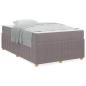 Preview: Bettgestell Sonstiges Taupe 120 x 200 cm Stoff