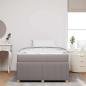 Preview: Bettgestell Sonstiges Taupe 120 x 200 cm Stoff