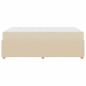 Preview: Bettgestell Sonstiges Creme 120 x 200 cm Stoff