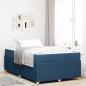 Preview: ARDEBO.de - Bettgestell Sonstiges Blau 120 x 200 cm Stoff