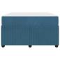 Preview: Bettgestell mit Matratze Sonstiges Blau 120 x 200 cm Samt