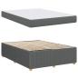 Preview: Bettgestell Sonstiges Dunkelgrau 140 x 200 cm Stoff