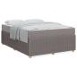 Preview: Bettgestell Sonstiges Taupe 140 x 200 cm Stoff