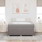 Preview: Bettgestell Sonstiges Taupe 140 x 200 cm Stoff