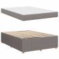Preview: Bettgestell Sonstiges Taupe 140 x 200 cm Stoff