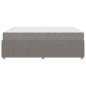 Preview: Bettgestell Sonstiges Taupe 140 x 200 cm Stoff
