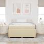 Preview: Bettgestell Sonstiges Creme 140 x 200 cm Stoff