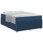 Preview: Bettgestell Sonstiges Blau 140 x 200 cm Stoff