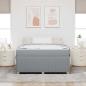 Preview: Bettgestell Sonstiges Hellgrau 160 x 200 cm Stoff