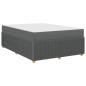 Preview: Bettgestell Sonstiges Dunkelgrau 160 x 200 cm Stoff