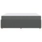 Preview: Bettgestell Sonstiges Dunkelgrau 160 x 200 cm Stoff