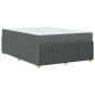 Preview: Bettgestell Sonstiges Dunkelgrau 160 x 200 cm Stoff