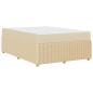 Preview: Bettgestell Sonstiges Creme 160 x 200 cm Stoff