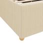 Preview: Bettgestell Sonstiges Creme 160 x 200 cm Stoff