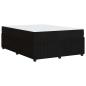Preview: Bettgestell mit Matratze Sonstiges Schwarz 160 x 200 cm Samt