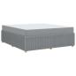 Preview: Bettgestell Sonstiges Hellgrau 180 x 200 cm Stoff