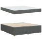 Preview: Bettgestell Sonstiges Dunkelgrau 180 x 200 cm Stoff
