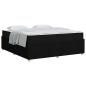 Preview: Bettgestell Sonstiges Schwarz 180 x 200 cm Stoff