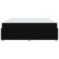 Preview: Bettgestell Sonstiges Schwarz 180 x 200 cm Stoff