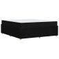 Preview: Bettgestell Sonstiges Schwarz 180 x 200 cm Stoff