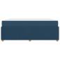 Preview: Bettgestell Sonstiges Blau 180 x 200 cm Stoff