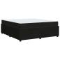 Preview: Bettgestell mit Matratze Sonstiges Schwarz 180 x 200 cm Samt