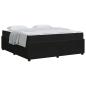 Preview: Bettgestell mit Matratze Sonstiges Schwarz 180 x 200 cm Samt