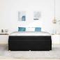 Preview: Bettgestell mit Matratze Sonstiges Schwarz 180 x 200 cm Samt