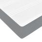 Preview: Bettgestell Sonstiges Hellgrau 200 x 200 cm Stoff
