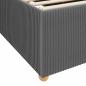 Preview: Bettgestell Sonstiges Dunkelgrau 200 x 200 cm Stoff