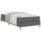 Preview: Boxspringbett Taupe, Braun 80 x 200 cm Stoff, Ingenieurholz