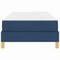 Preview: Boxspringbett Taupe, Braun 80 x 200 cm Stoff, Ingenieurholz